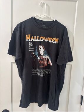 Halloween Graphic Short Sleeve T-Shirt - Black
